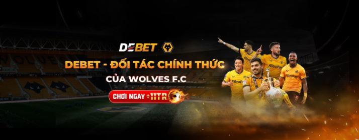 DEBET doi tac chinh thuc cua Wolves FC